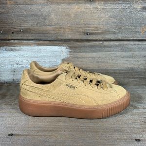 Puma Fenty Cleated Creeper Suede Sneakers